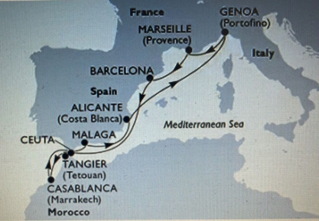 MAROCCO, partenza da Genova CROCIERE