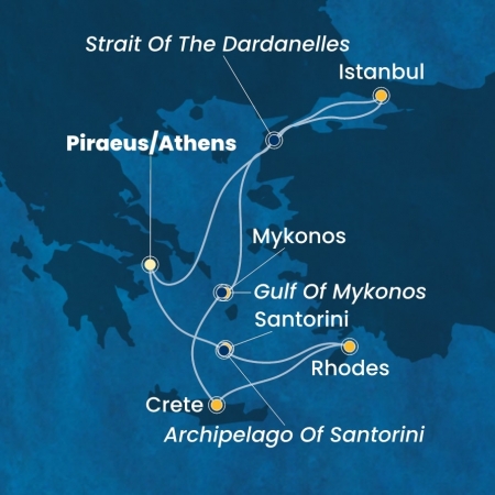 Crociera GRECIA e TURCHIA, volo da Roma Fiumicino CROCIERE